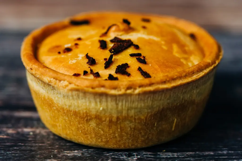 Gourmet Creamy Garlic Mushroom* Vegan Pie