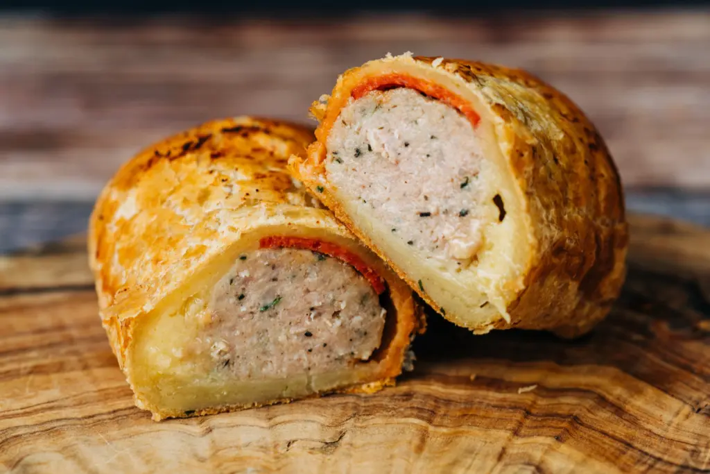 Gourmet Pepperoni + Cheese Sausage Roll
