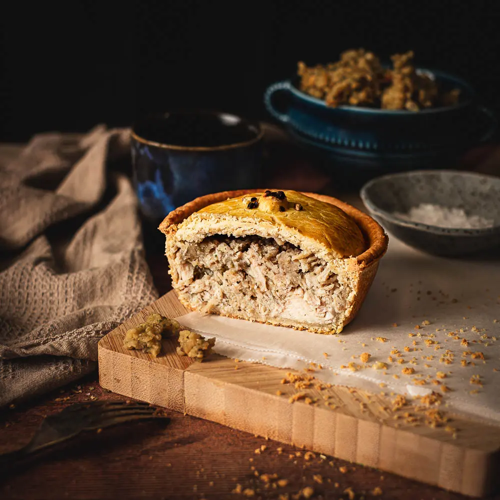 Gourmet Chicken + Sage Stuffing Pie